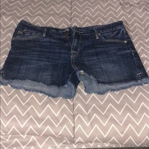 Denim shorts, size 8